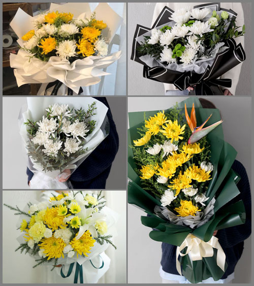 广东梅州市丰顺县砂田镇白事花束代送